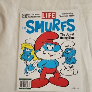 The Smurfs LIFE Magazine - The Joy of Being Blue NEW